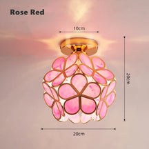 Luminária de Teto Nordic Petal | Luz Elegante para Corredor e Quarto