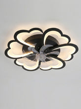 Cloud Bloom low profile fandelier ceiling fan with LED light