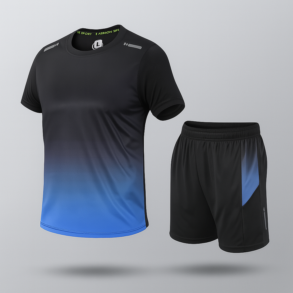 Roupas Esportivas Masculinas com Absorção de Umidade | Conjunto de Sportswear