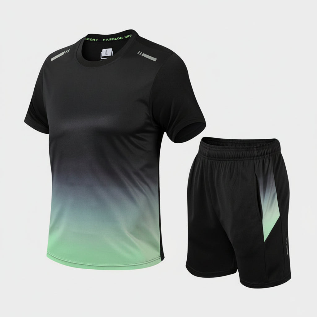 Roupas Esportivas Masculinas com Absorção de Umidade | Conjunto de Sportswear