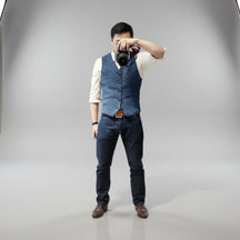 Colete Masculino Social Casual Sem Mangas