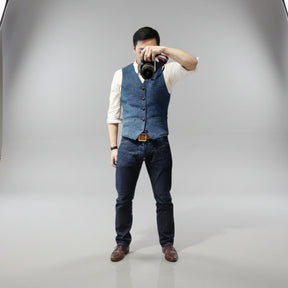 Colete Masculino Social Casual Sem Mangas