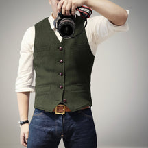 Colete Masculino Social Casual Sem Mangas