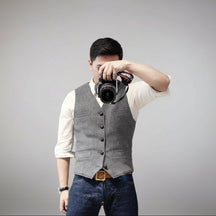 Colete Masculino Social Casual Sem Mangas