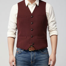 Colete Masculino Social Casual Sem Mangas