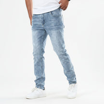 Calça Jeans Masculina Casual com Bolsos | Caimento