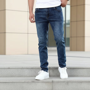 Calça Jeans Masculina Casual com Bolsos | Caimento