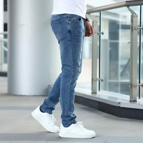 Calça Jeans Masculina Casual com Bolsos | Caimento