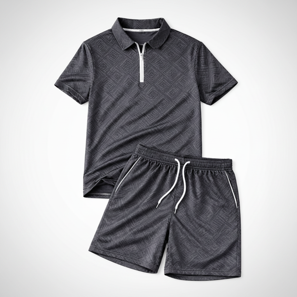 Conjunto Masculino Casual de Verão Corte Moderno | Conjunto de Verão
