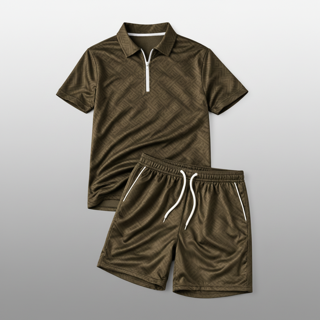 Conjunto Masculino Casual de Verão Corte Moderno | Conjunto de Verão