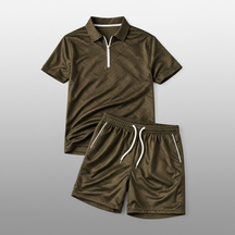 Conjunto Masculino Casual de Verão Corte Moderno | Conjunto de Verão