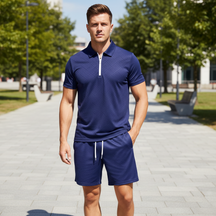 Conjunto Masculino Casual de Verão Corte Moderno | Conjunto de Verão