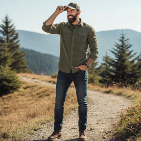 Mens Dress Shirt Button Up Casual Buttoned Collar