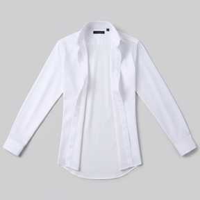 Mens Dress Shirt Stretch Fit Long Sleeve Button Up Design