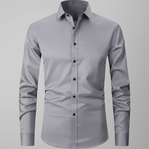 Mens Dress Shirt Stretch Fit Long Sleeve Button Up Design