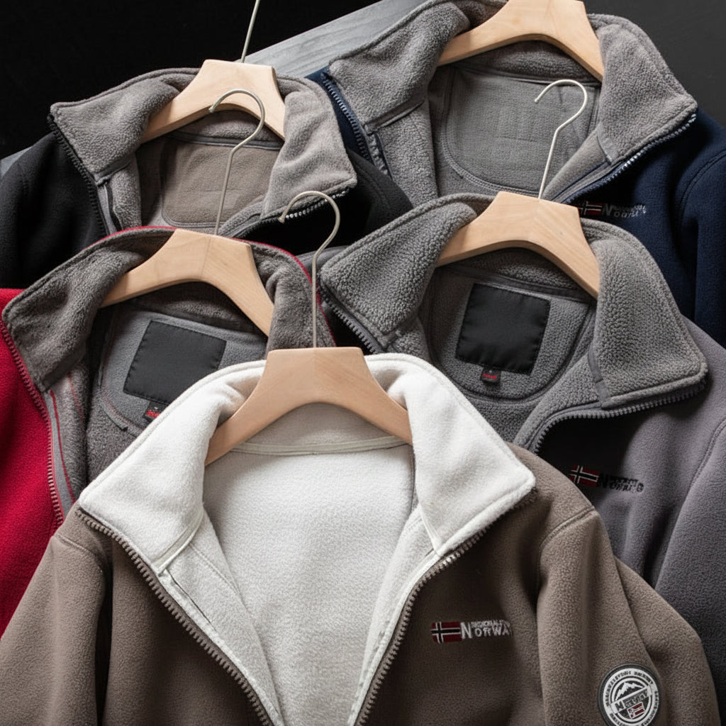Jaqueta Masculina Confortável com Zíper Casual