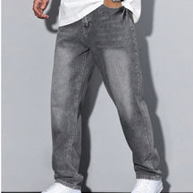 Men's Loose Fit Jeans Straight Leg | Casual Wear