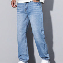 Men's Loose Fit Jeans Straight Leg | Casual Wear