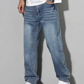 Men's Loose Fit Jeans Straight Leg | Casual Wear