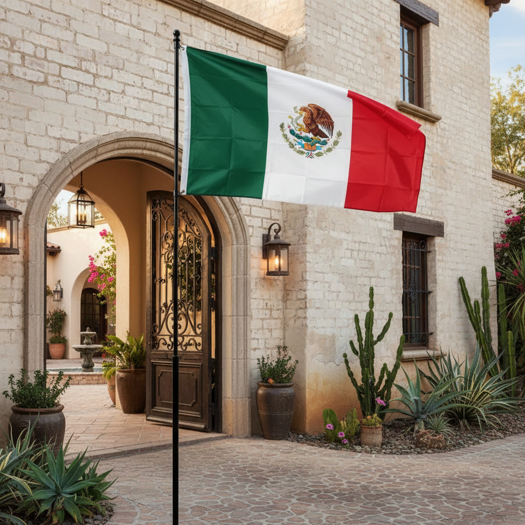 Bandeira do México para Exibição Externa Masculina
