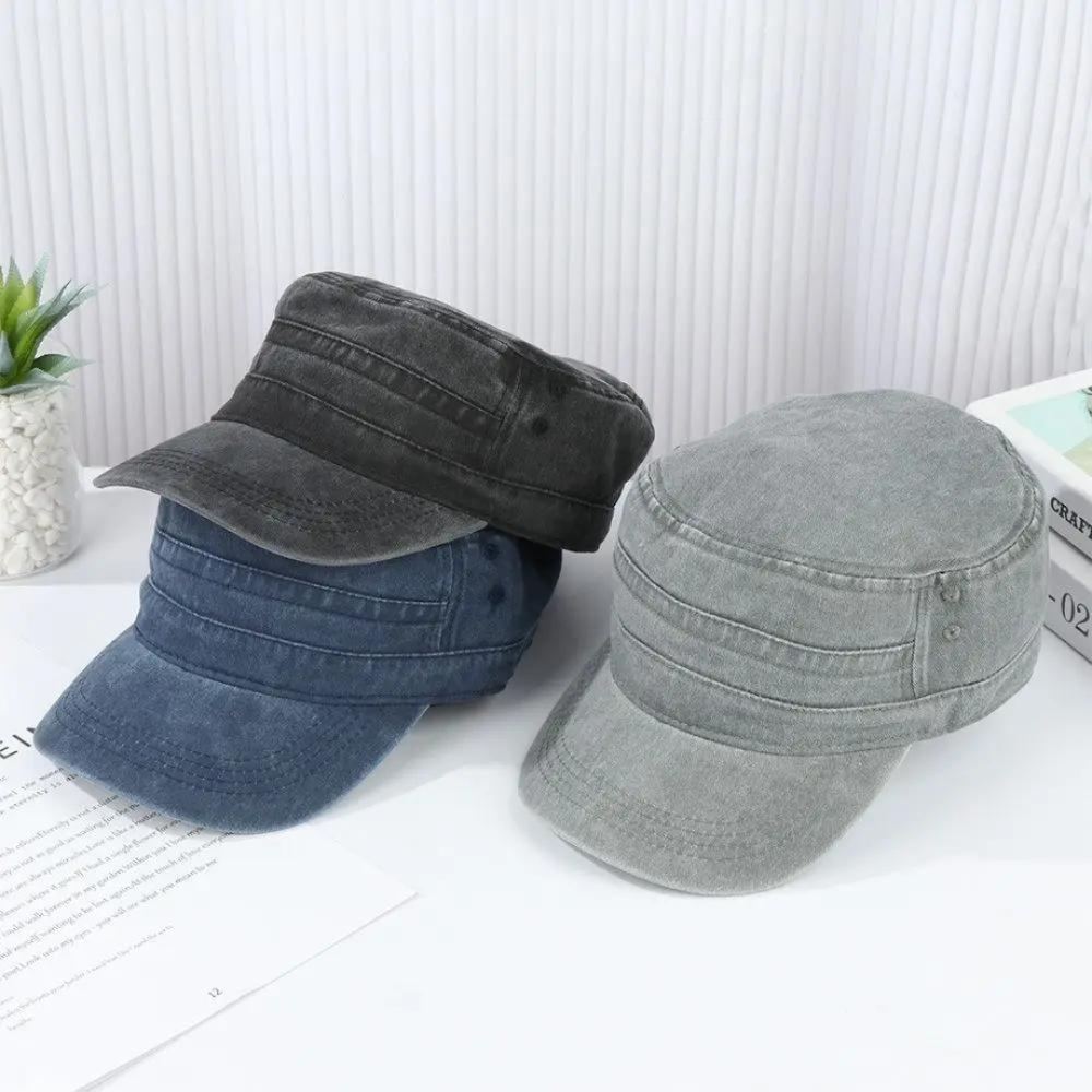 Boné Militar Masculino Design Vintage | Boné da Moda