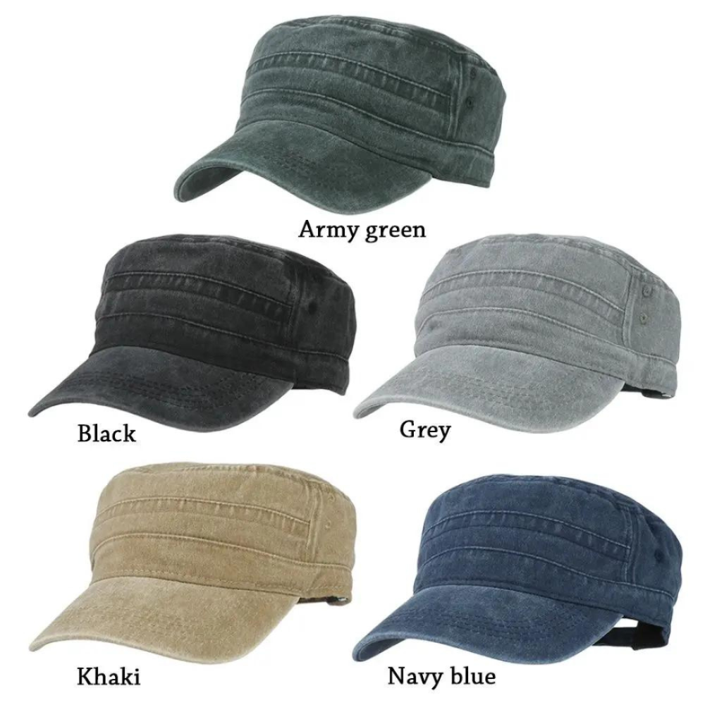 Boné Militar Masculino Design Vintage | Boné da Moda