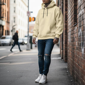 Moletom Masculino Oversized de Manga Longa | Casual