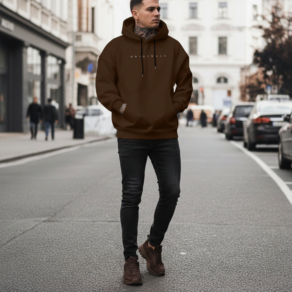 Moletom Masculino Oversized de Manga Longa | Casual