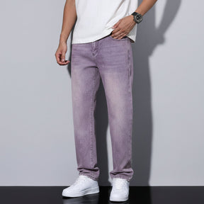 Calça Jeans Masculina de Corte Reto Lavada | Moda Casual