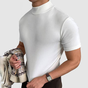 Camiseta Masculina de Manga Curta com Stretch Luxuosa | Moda Casual