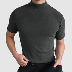 Camiseta Masculina de Manga Curta com Stretch Luxuosa | Moda Casual