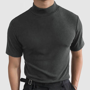 Camiseta Masculina de Manga Curta com Stretch Luxuosa | Moda Casual