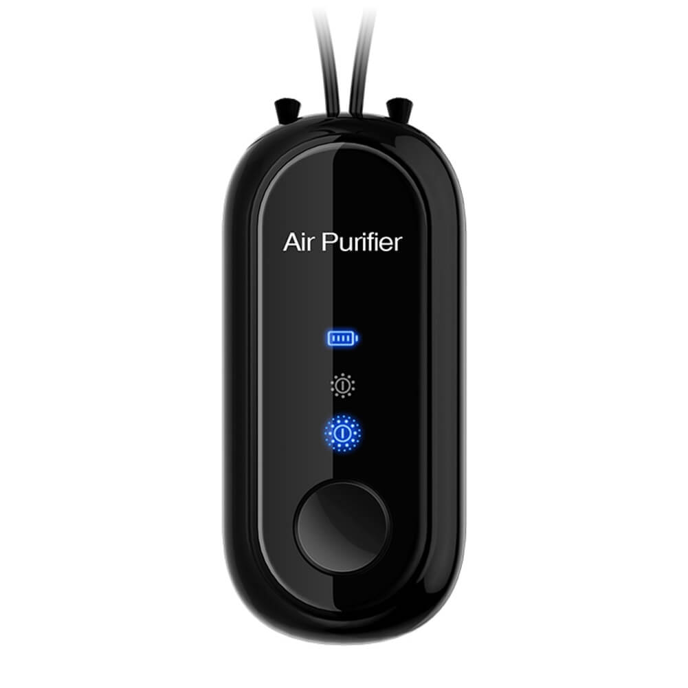 Colar Purificador de Ar Pessoal | Purificador de Ar Portátil com Carregamento USB