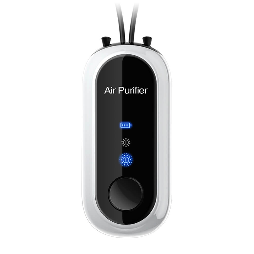 Colar Purificador de Ar Pessoal | Purificador de Ar Portátil com Carregamento USB