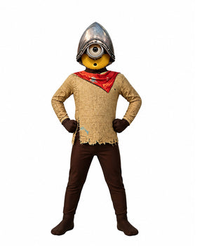 Yellow Knight Costume with Character Helmet