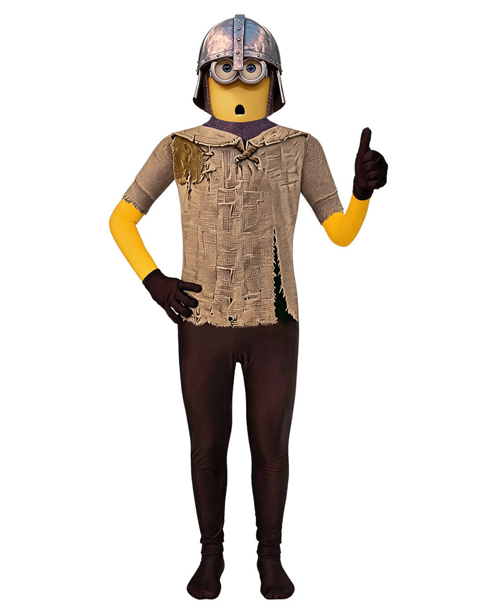 Yellow Knight Costume with Character Helmet