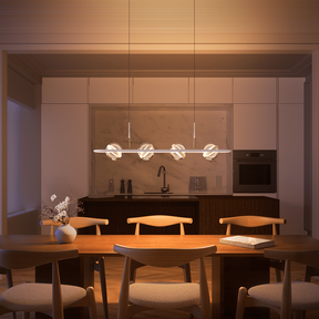 Luminária Pendente Moderna de Design Elegante e Ajustável para Sala de Jantar