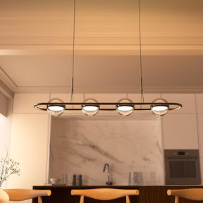 Luminária Pendente Moderna de Design Elegante e Ajustável para Sala de Jantar