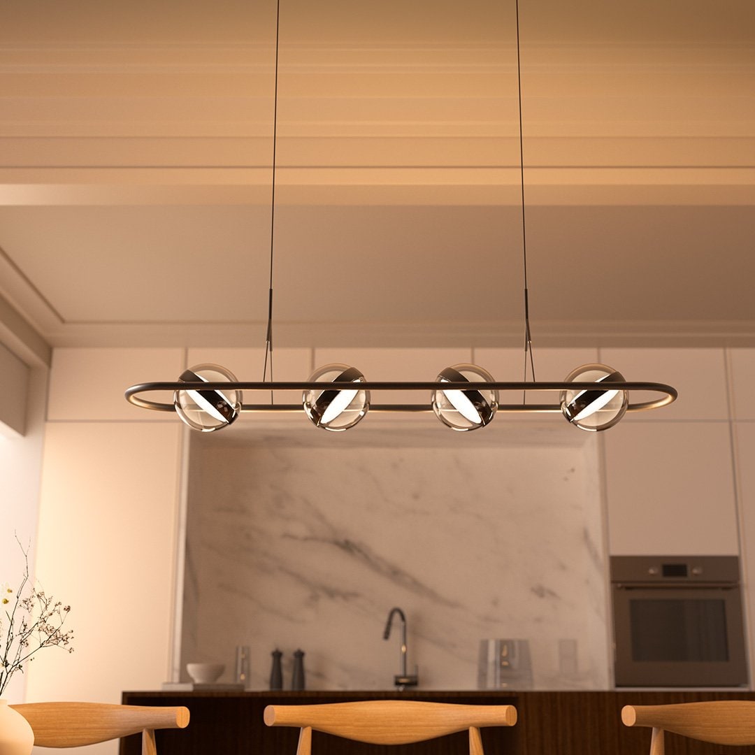 Luminária Pendente Moderna de Design Elegante e Ajustável para Sala de Jantar