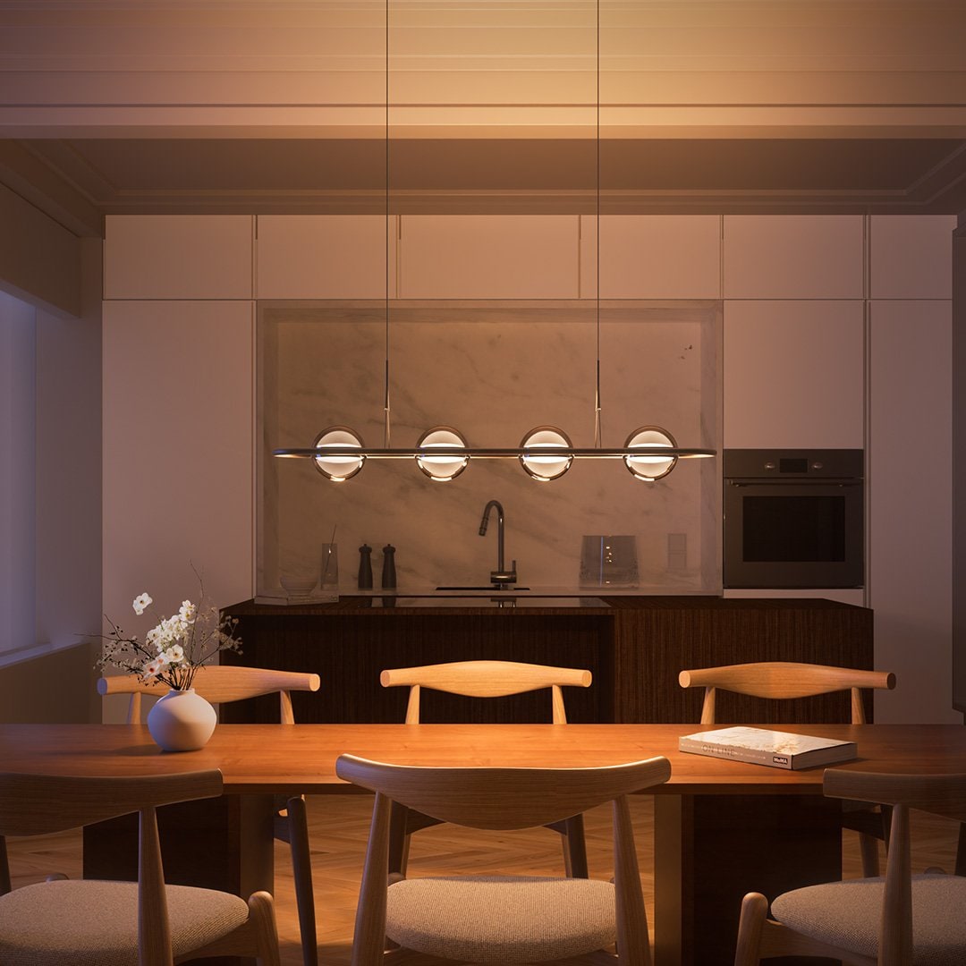 Luminária Pendente Moderna de Design Elegante e Ajustável para Sala de Jantar