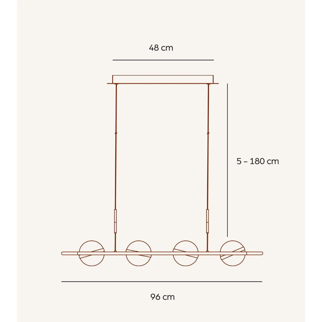 Luminária Pendente Moderna de Design Elegante e Ajustável para Sala de Jantar