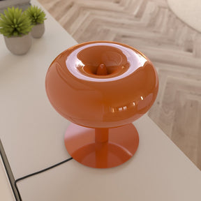 Luminária de Mesa Moderna em Cristal LED com Base Touch Regulável de Vidro