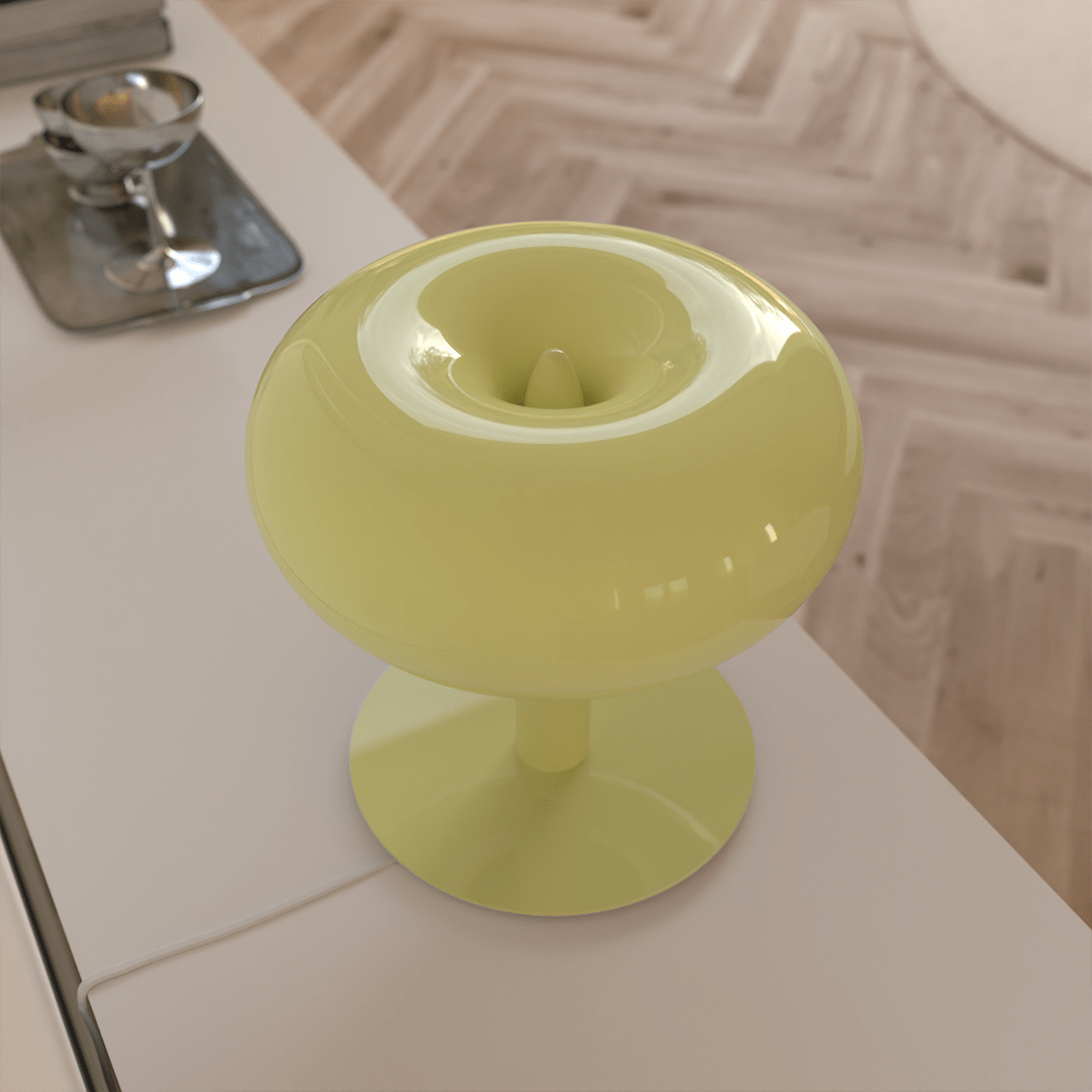 Luminária de Mesa Moderna em Cristal LED com Base Touch Regulável de Vidro