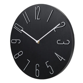 Wall Clock Silent Round Home Office Decor