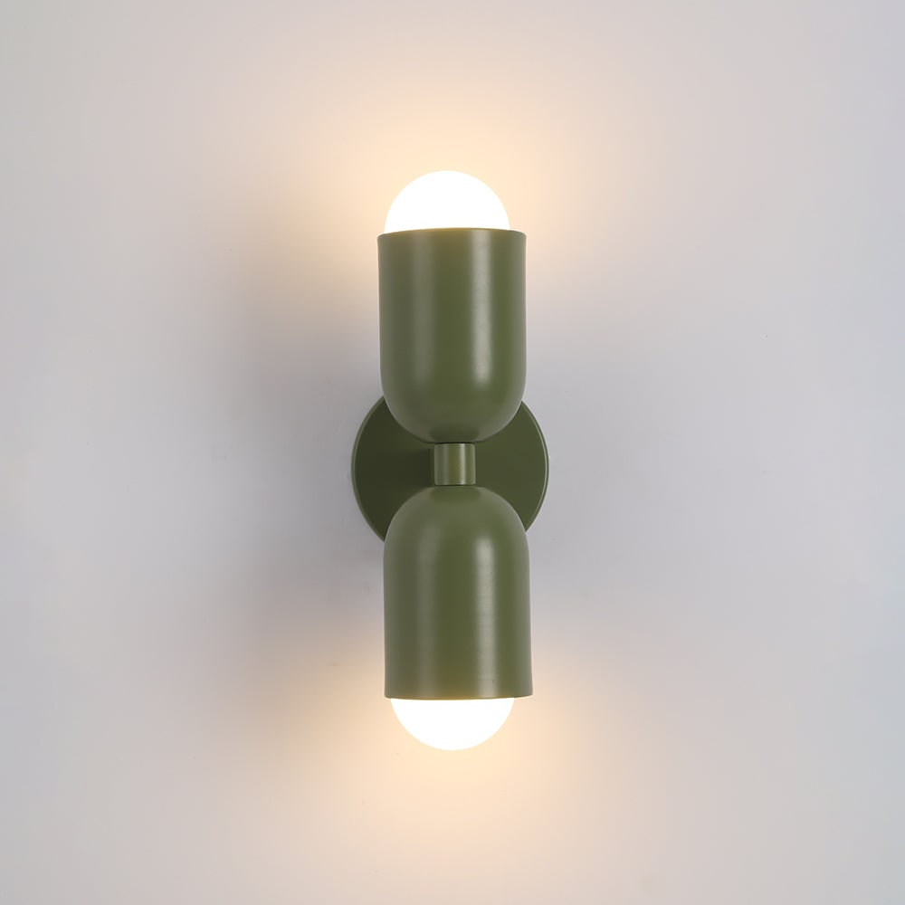 Arandela de Parede Moderna Iluminação Interna Design de Lâmpada Dupla
