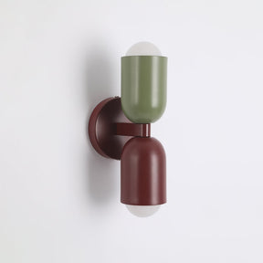 Arandela de Parede Moderna Iluminação Interna Design de Lâmpada Dupla