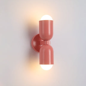 Arandela de Parede Moderna Iluminação Interna Design de Lâmpada Dupla