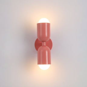 Arandela de Parede Moderna Iluminação Interna Design de Lâmpada Dupla
