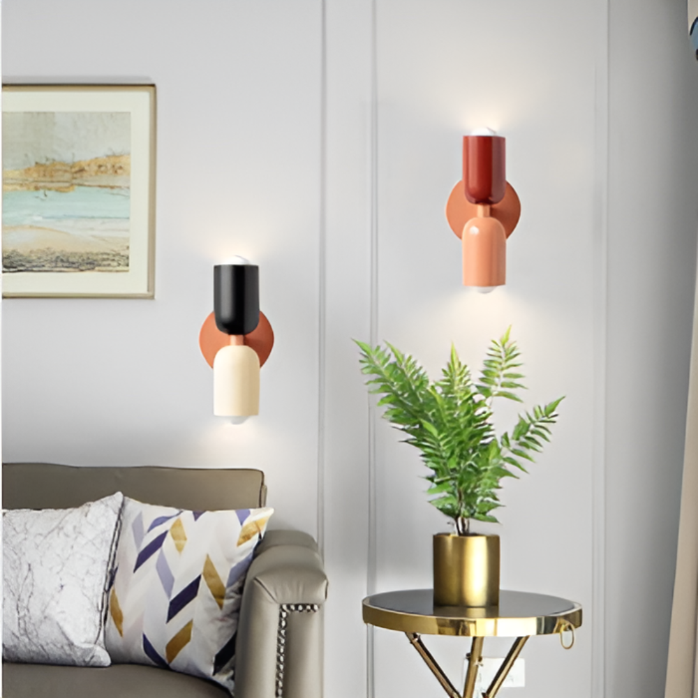 Luminária de Parede Nordic DualGlow | Design Moderno de LED com Iluminação Dupla
