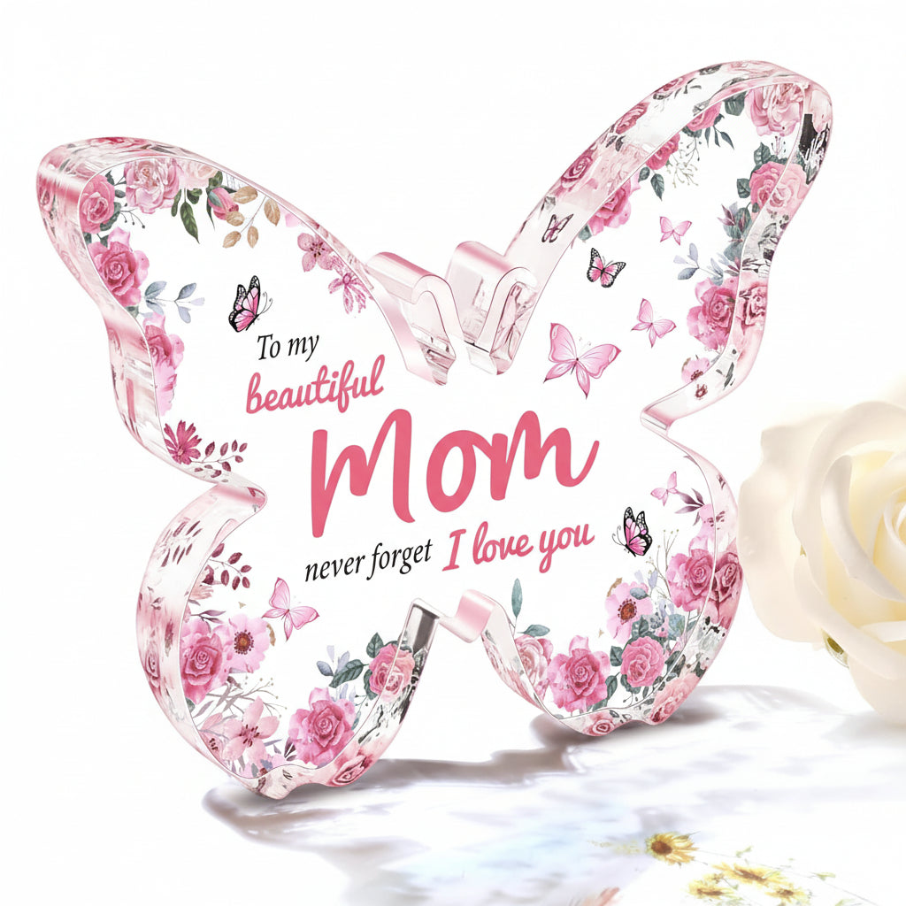 Placa de Acrílico Decorativa para Presente de Dia das Mães